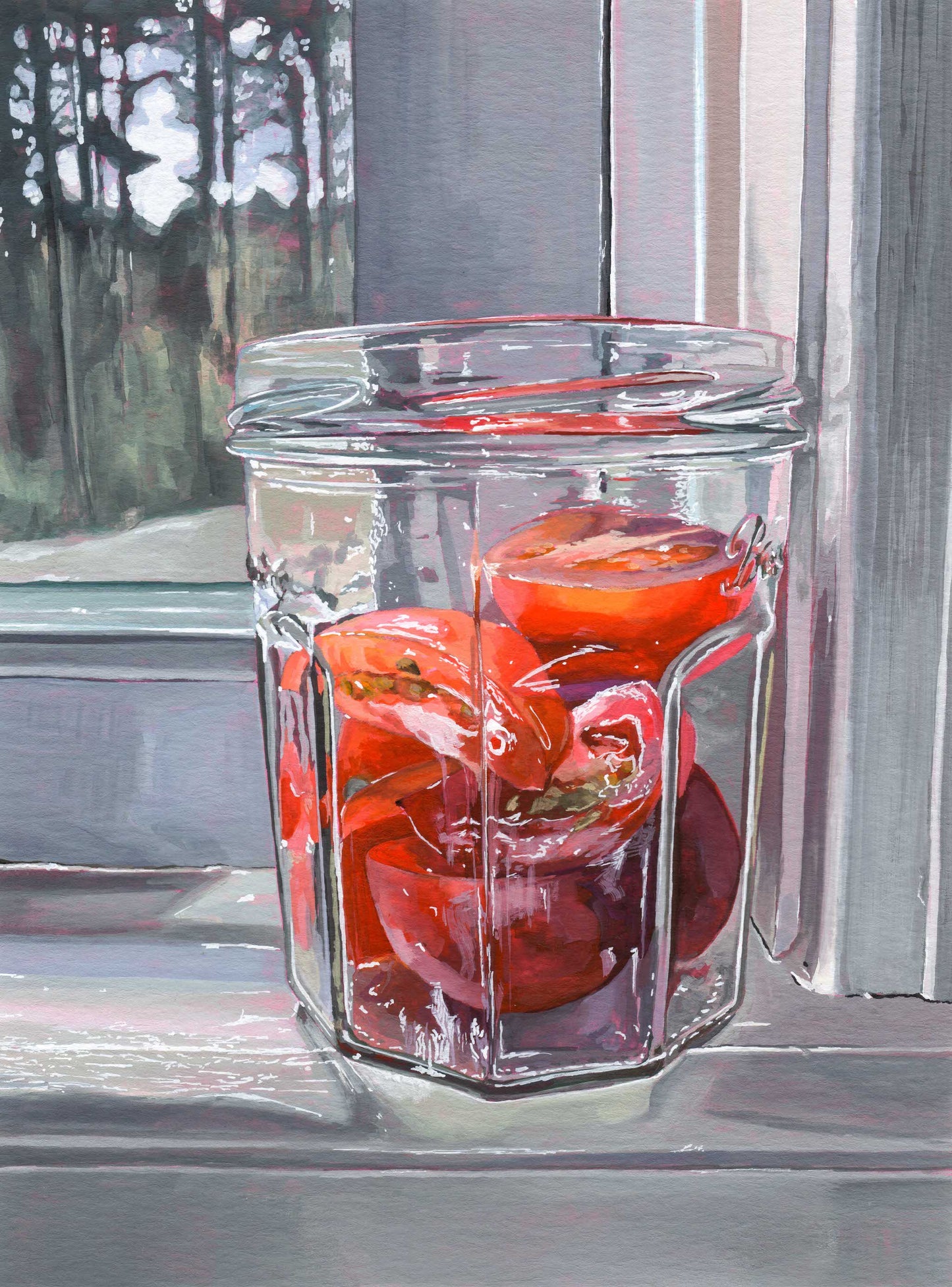 Tomatoes in a Jar