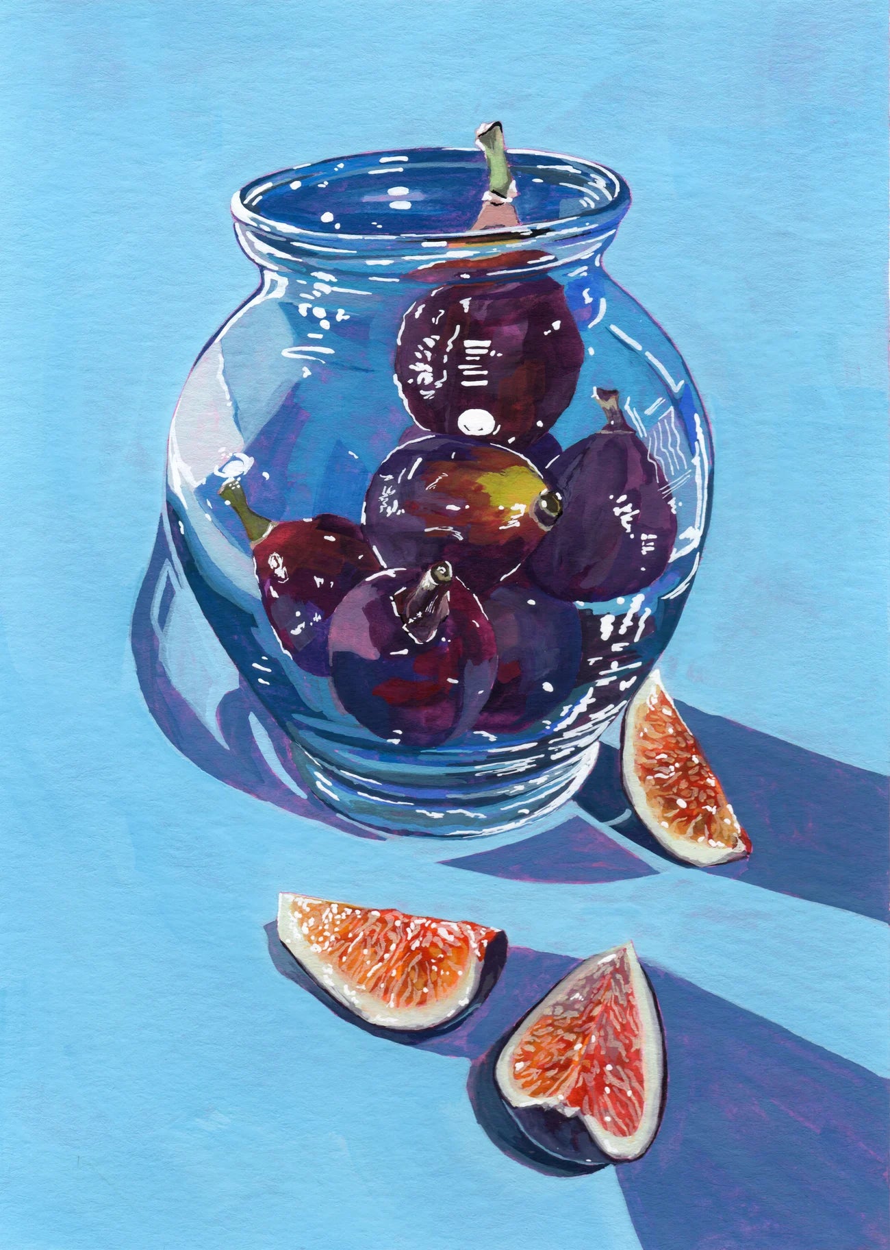 Figs on Blue no.2